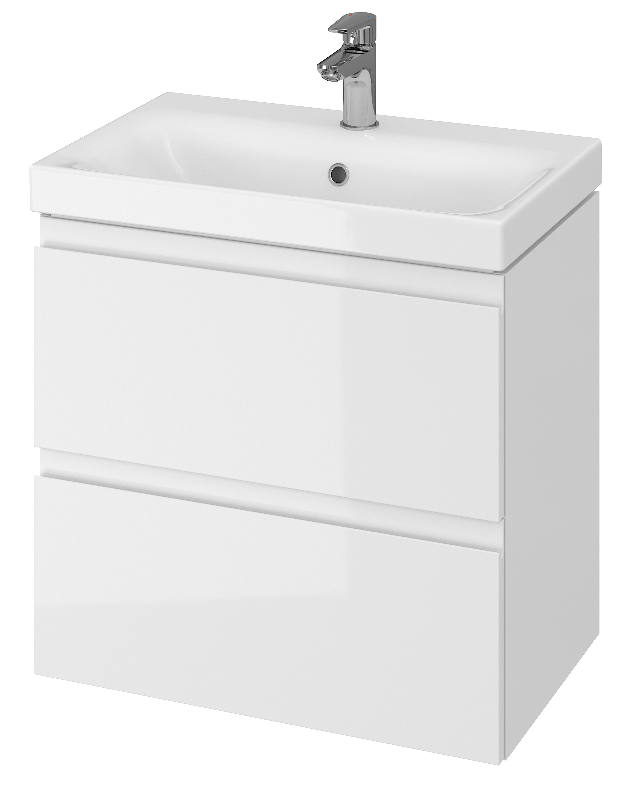 Cersanit Moduo lavabo con mueble 60 cm blanco S801-227-DSM