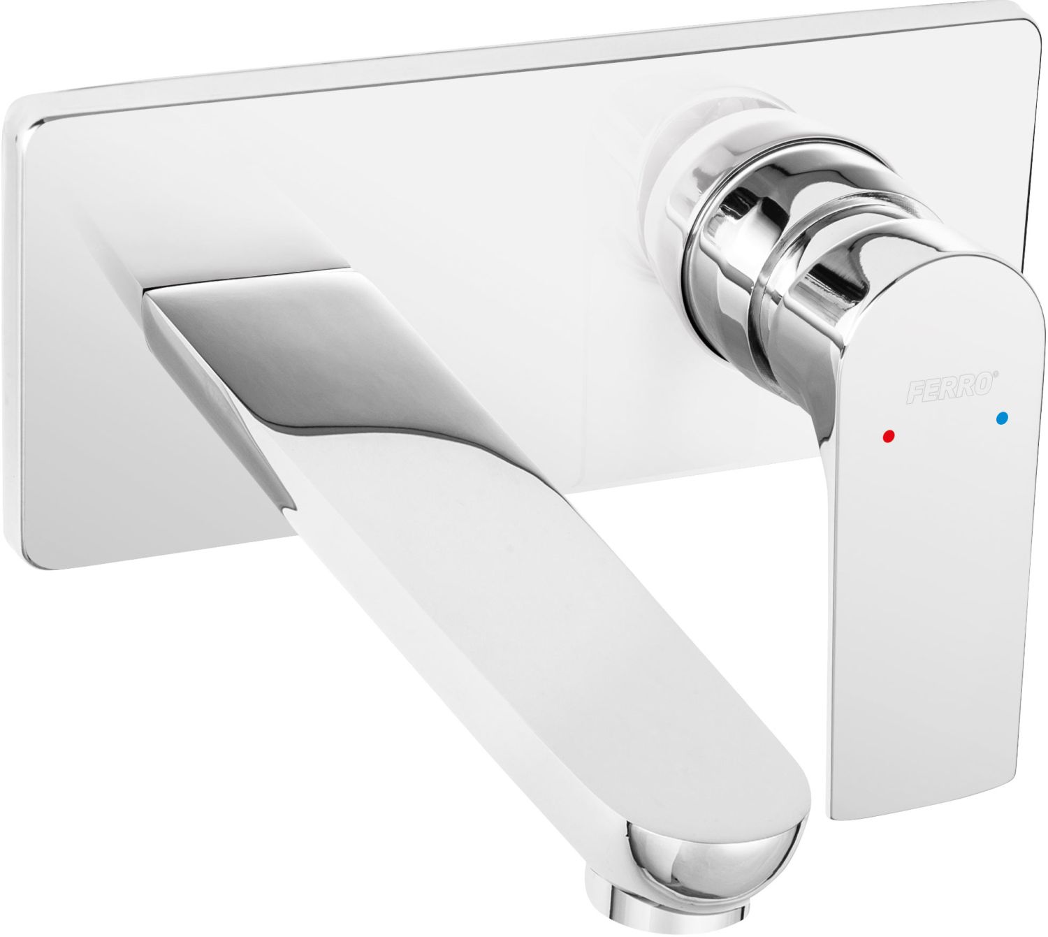 Ferro Algeo Square grifo para lavabo empotrado cromo BAQ3PA18