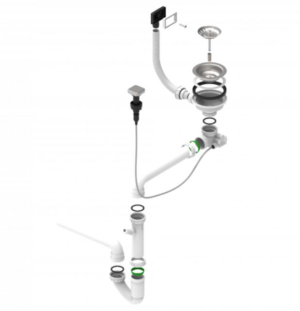 Alveus sifón para fregadero 1127251