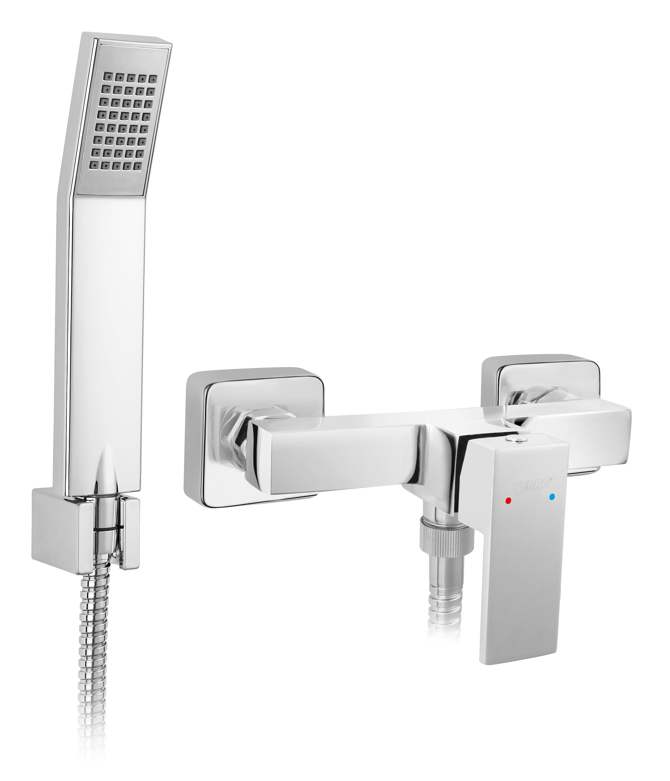 Ferro Zicco grifo para ducha a pared cromo BZI77