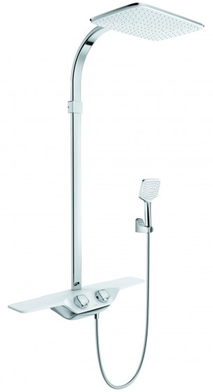 Kludi Cockpit conjunto de ducha a pared con termostato cromo 8020091-00