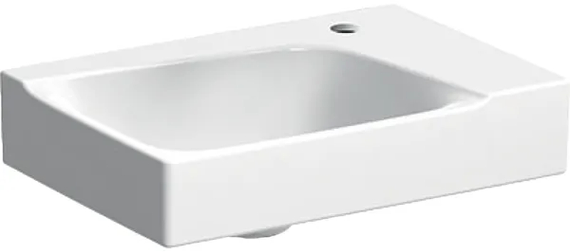 Geberit Xeno2 lavabo 40x28 cm rectangular clásico-para mueble blanco 500.529.01.1