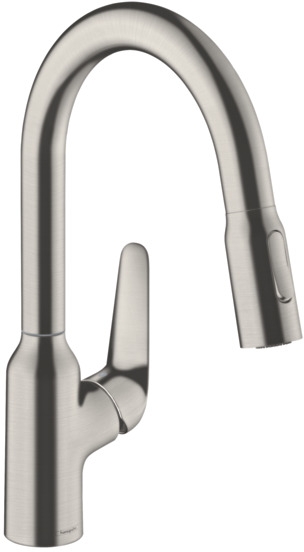 Hansgrohe Focus M42 grifo de cocina de pie acero inoxidable 71801800