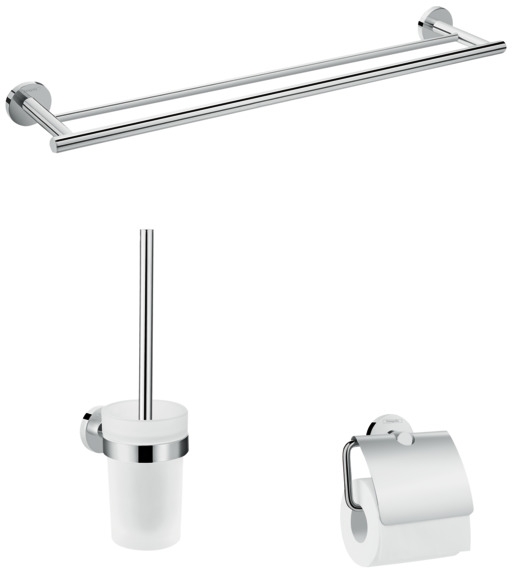 Hansgrohe Logis Universal kit de accesorios 3 en 1 cromo 41727000