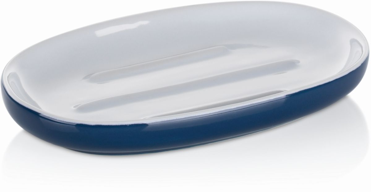 Kela Isabella jabonera sin soporte blanco 20508