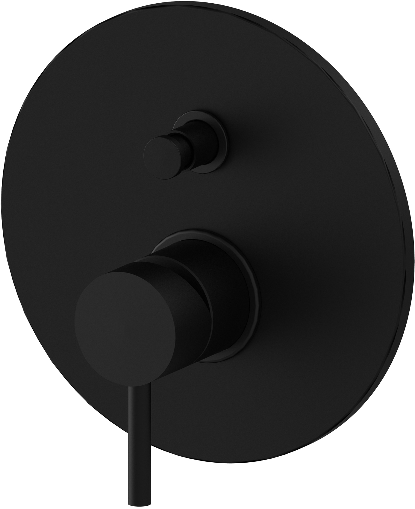 Paffoni Light grifo de bañera y ducha empotrado negro LIG015NO