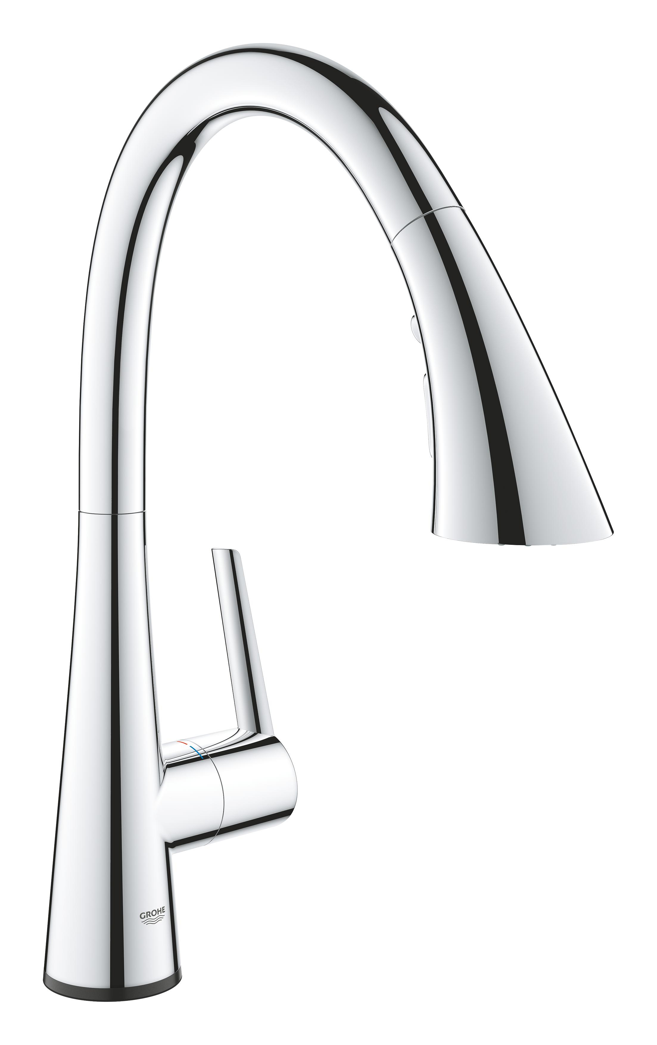 Grohe Zedra grifo de cocina de pie StarLight Chrome 30219002