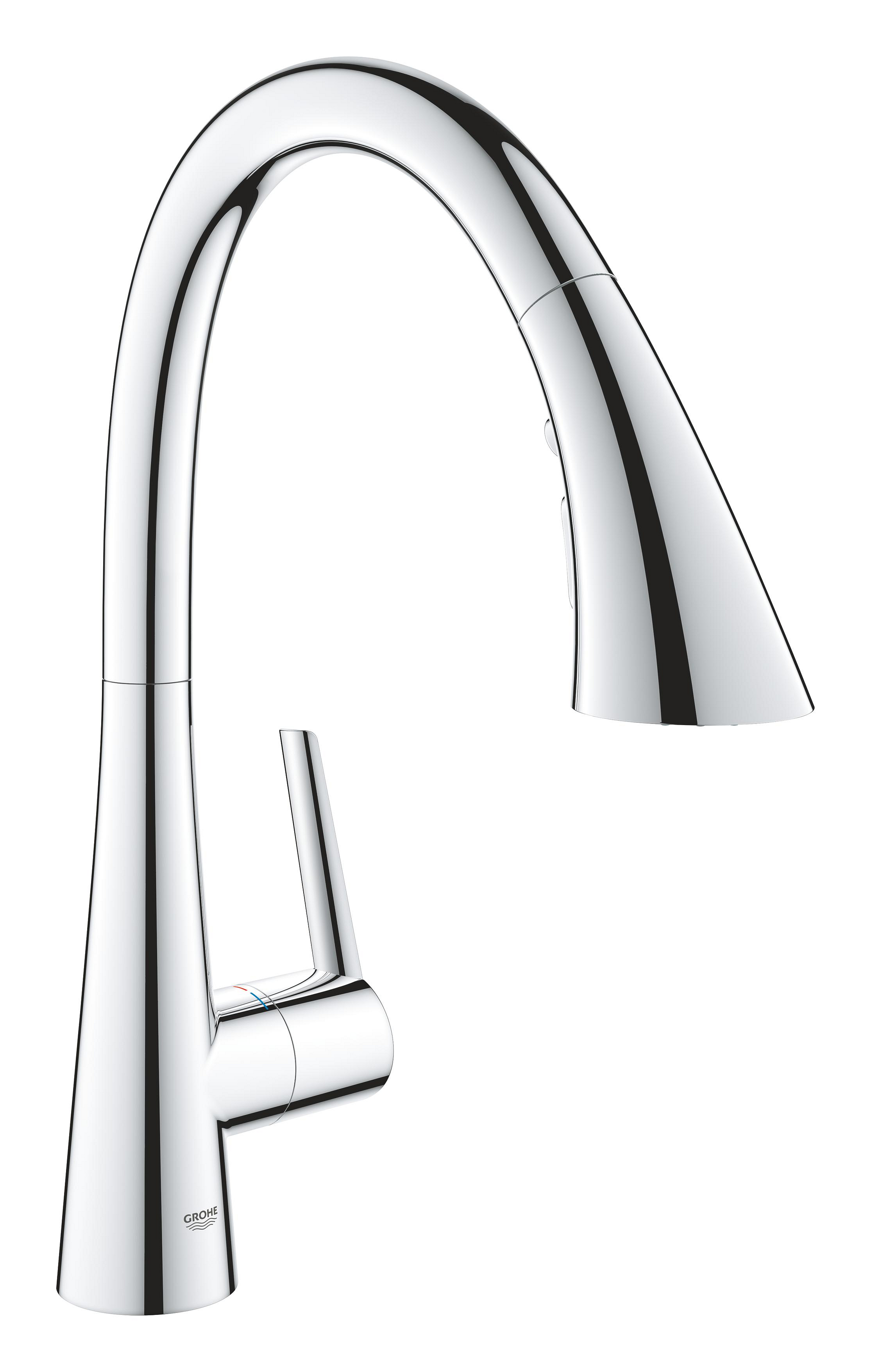 Grohe Zedra grifo de cocina de pie StarLight Chrome 32294002