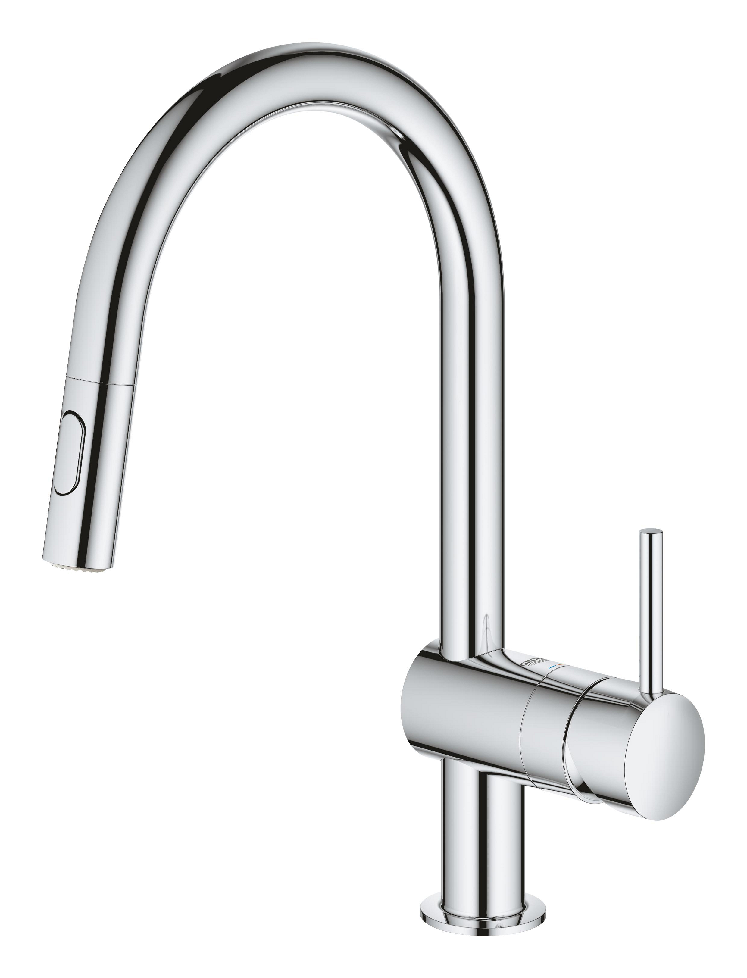 Grohe Minta grifo de cocina de pie StarLight Chrome 32321002