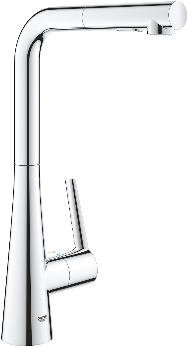 Grohe Zedra grifo de cocina de pie StarLight Chrome 32553002