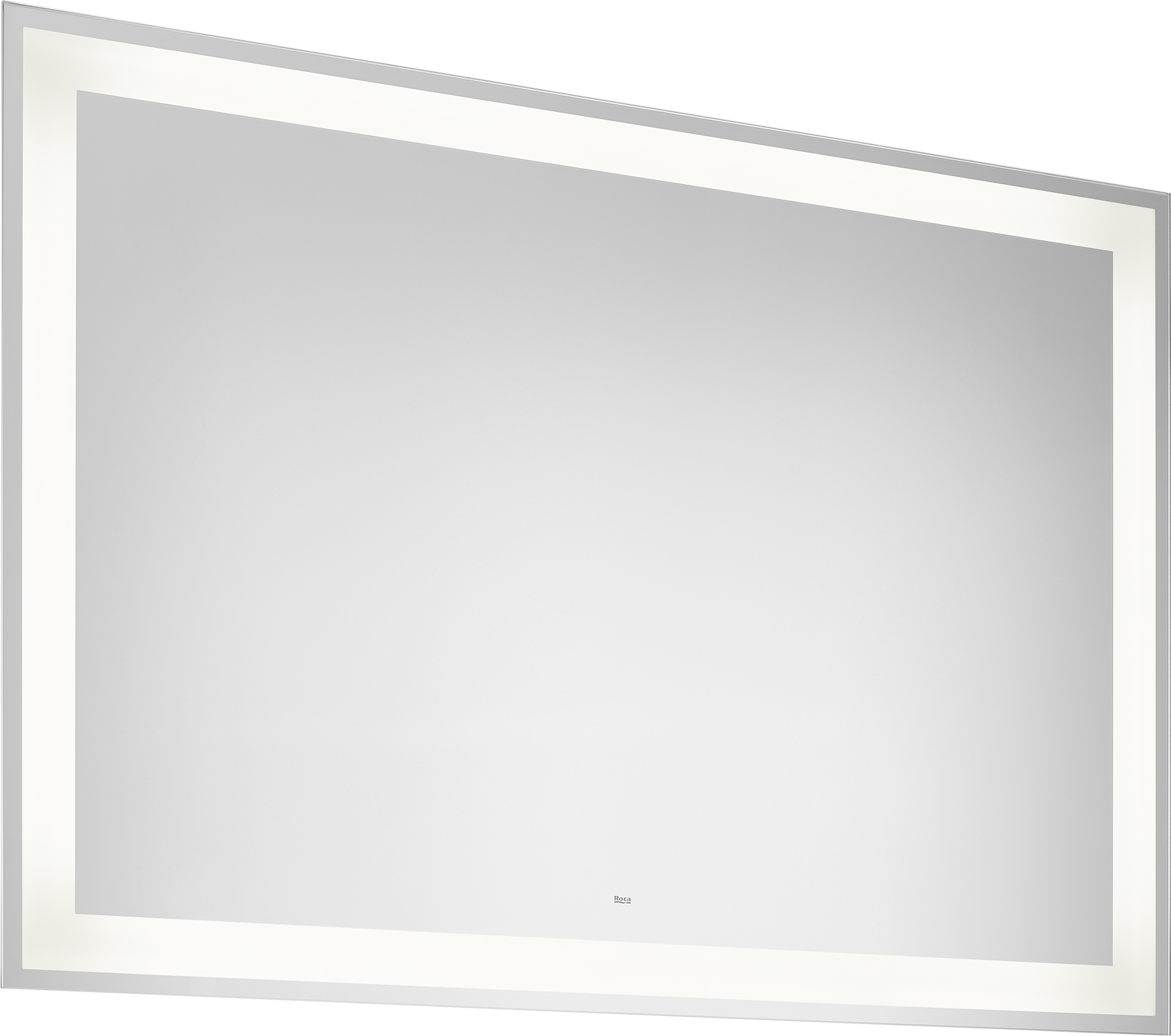 Roca Iridia espejo 100x70 cm rectangular con iluminación con lámina calefactora plata A812342000