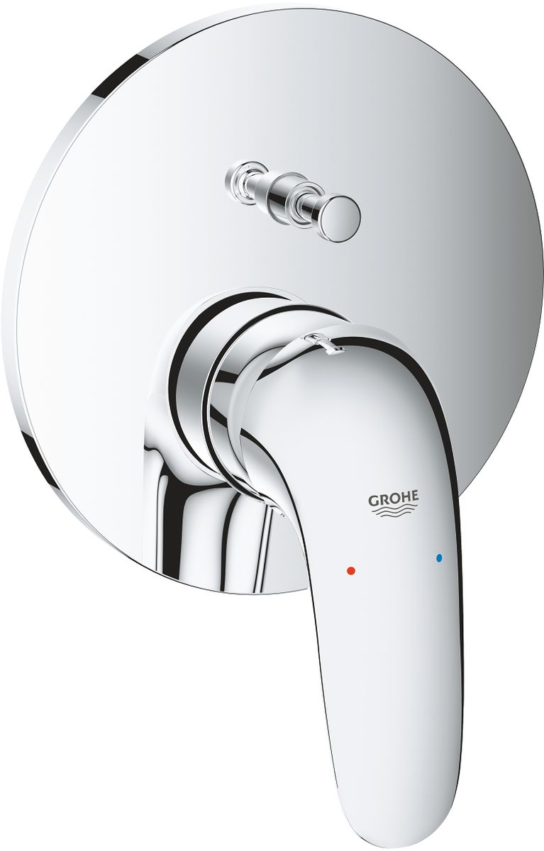 Grohe Eurostyle grifo de bañera y ducha empotrado StarLight Chrome 24047003