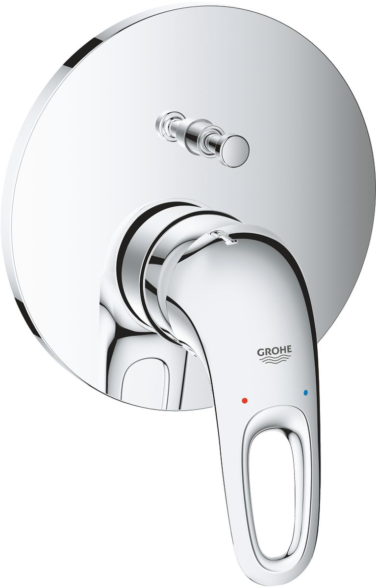 Grohe Eurostyle grifo de bañera y ducha empotrado StarLight Chrome 24049003