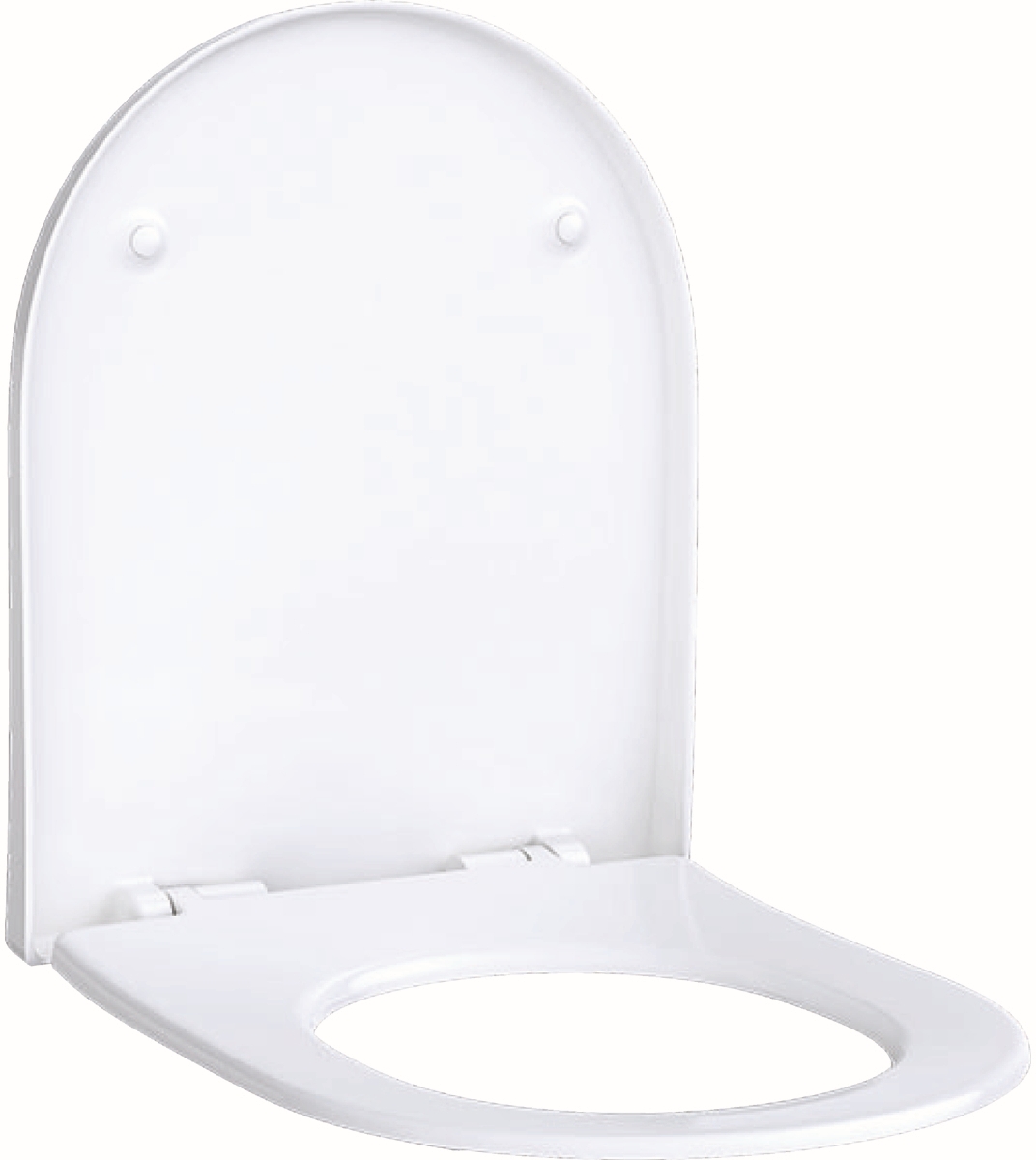 Geberit Acanto tapa de inodoro de cierre suave blanco 500.605.01.2