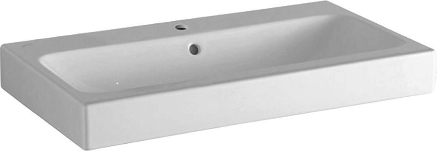 Geberit iCon lavabo 75x48 cm rectangular sobre encimera blanco 124575000