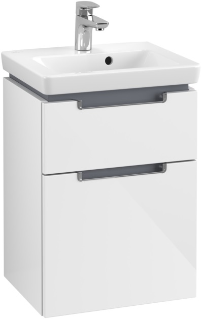 Villeroy & Boch Subway 2.0 armario 44x35.2x59 cm suspendido, para lavabo blanco A90610DH