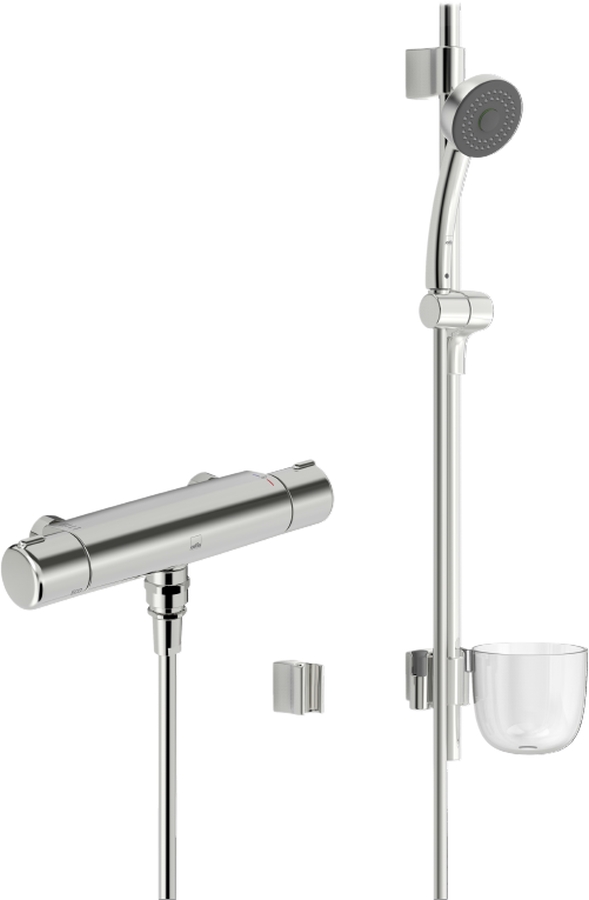 Oras Nova conjunto de ducha a pared con termostato cromo 7429