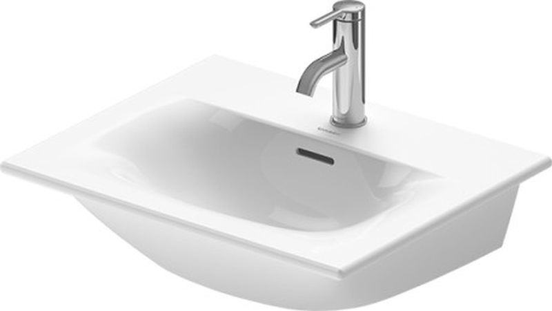 Duravit Viu lavabo 53x43 cm rectangular para mueble blanco 2344530000