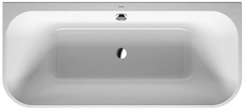 Duravit Happy D.2 bañera de pared 180x80 cm rectangular blanco 700451800000000