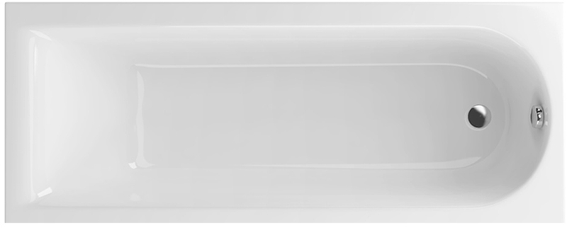Excellent Aurum Slim bañera rectangular 169.5x69.5 cm blanco WAEX.AUR17WHS