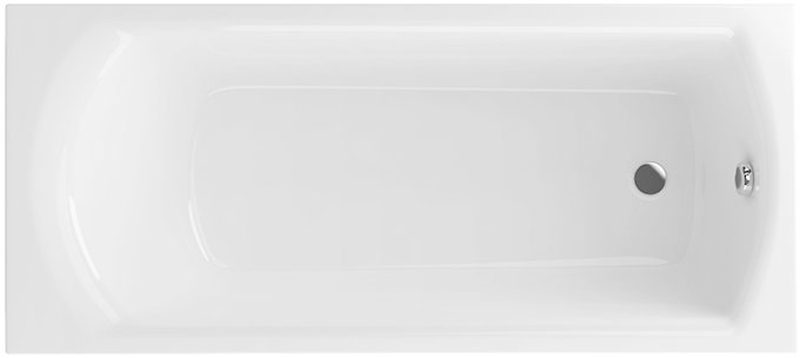 Excellent Lamia Slim bañera rectangular 150x75 cm blanco WAEX.LAM15WHS