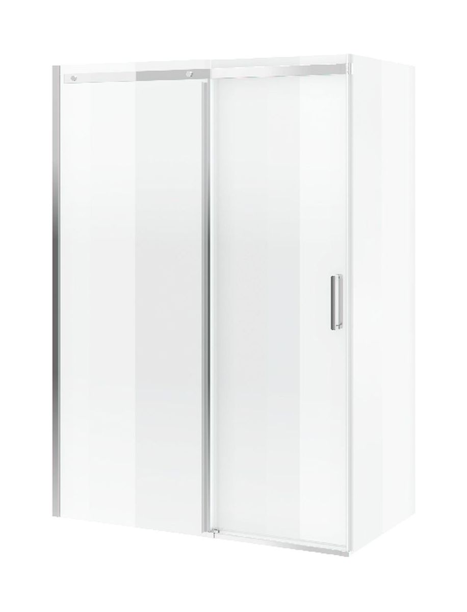 Excellent Rols mampara de ducha 80 cm cromo brillante/vidrio transparente KAEX.2626.800.LP