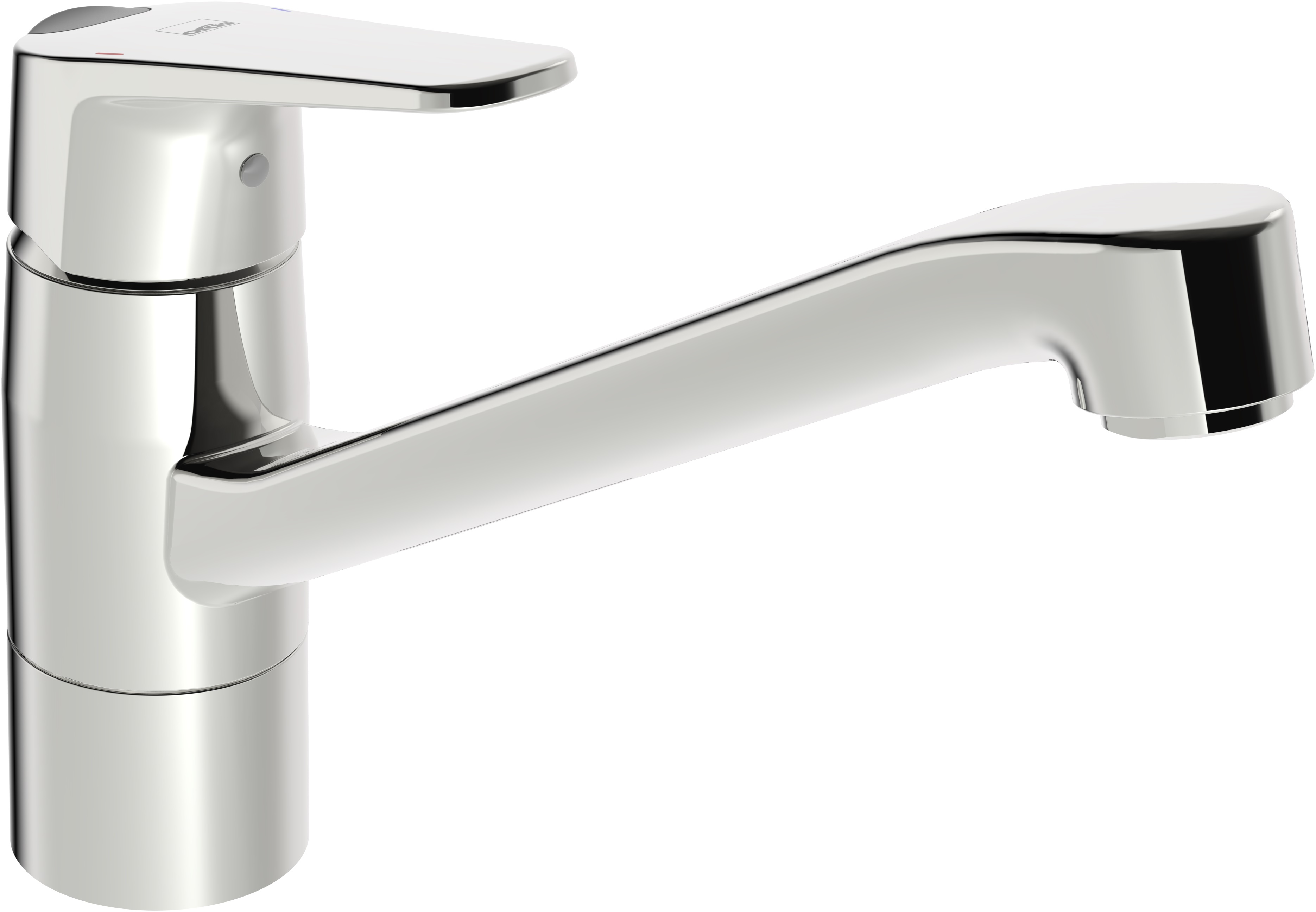 Oras Vega grifo de cocina de pie cromo 1820FG