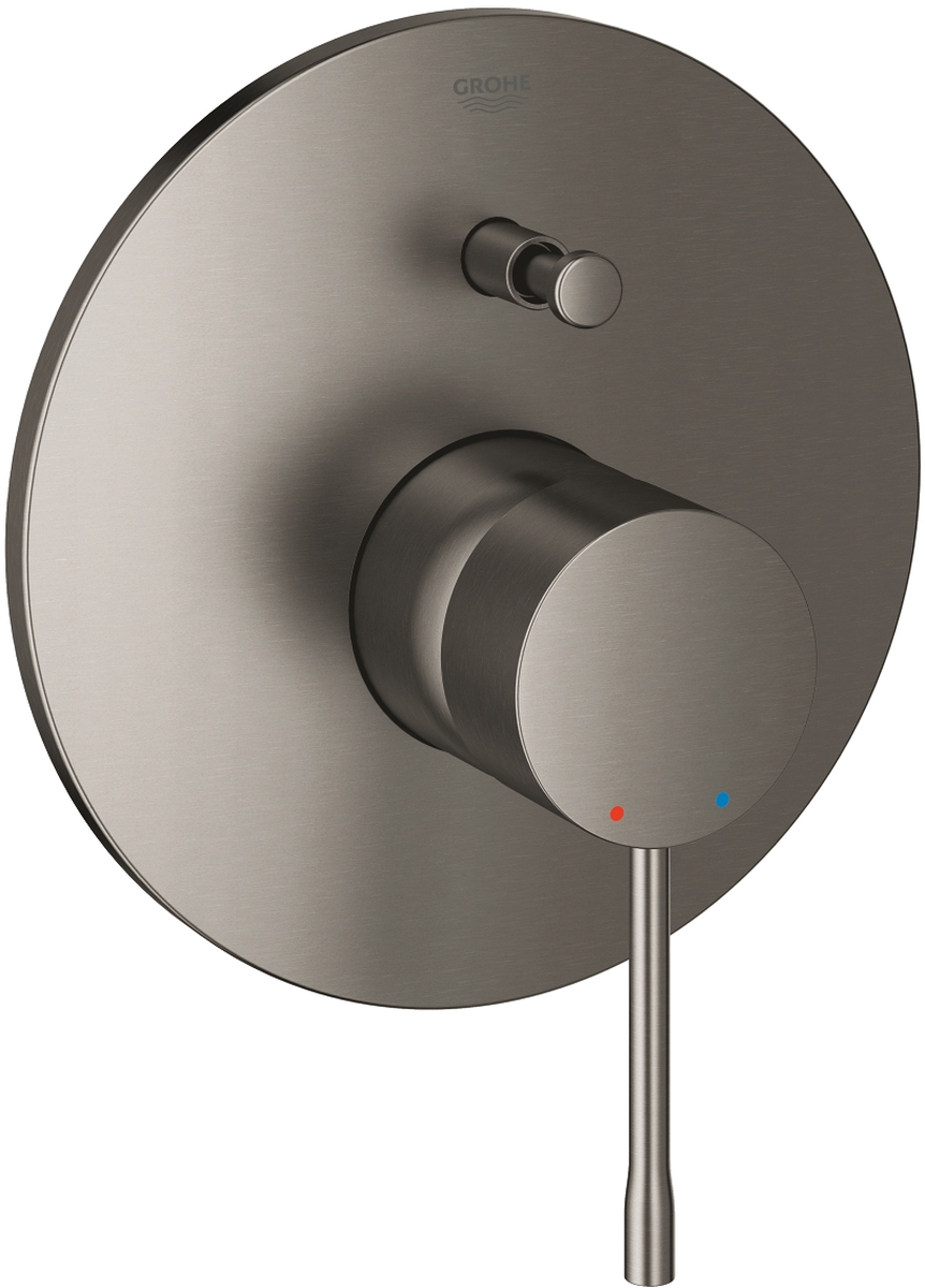 Grohe Essence grifo de bañera y ducha empotrado Brushed Hard Graphite 19285AL1