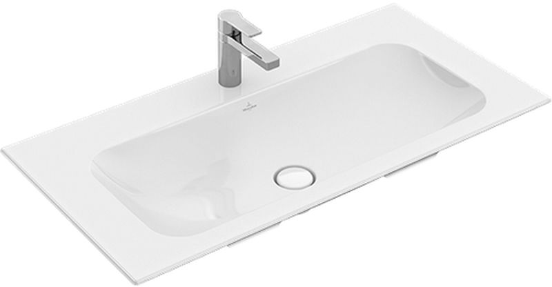 Villeroy & Boch Finion lavabo 100x50 cm rectangular para mueble blanco 4164ABR1