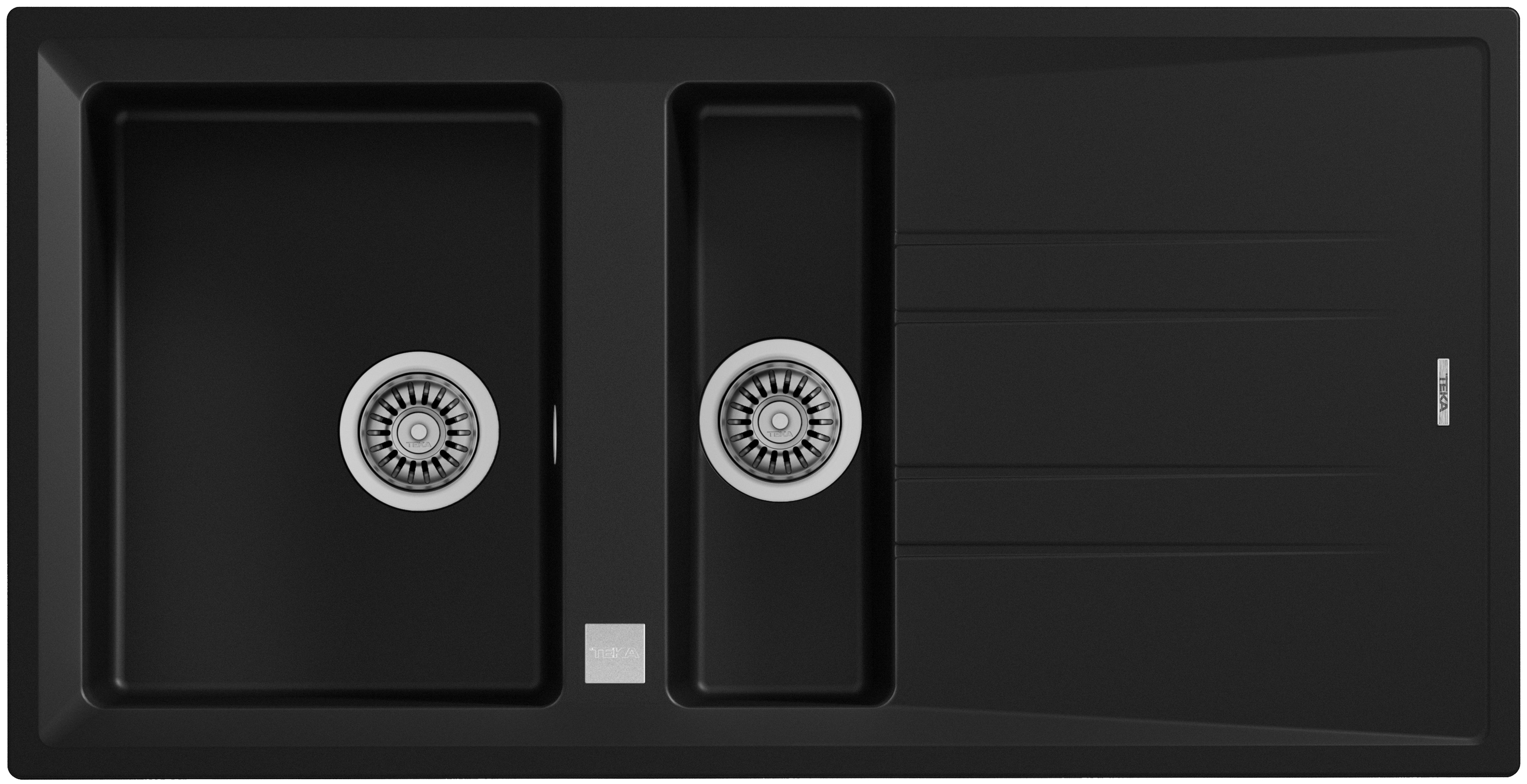 Teka Stone fregadero tegranit 100x51 cm negro 115360008