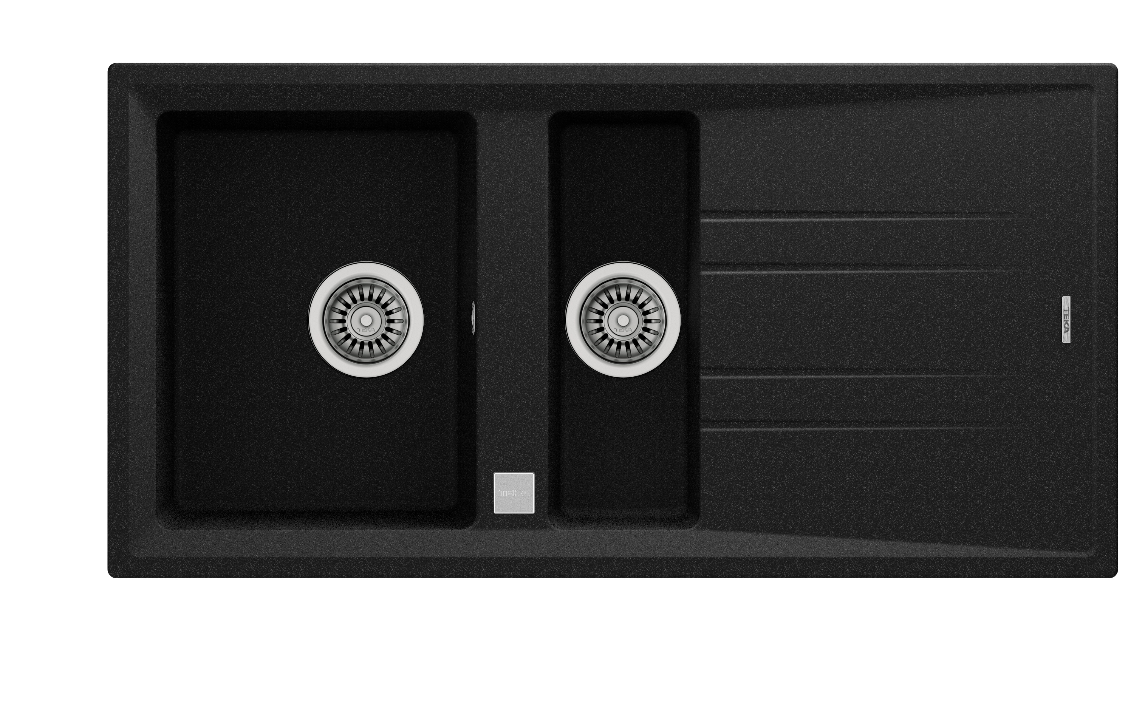 Teka Stone fregadero tegranit 100x51 cm gris/grafito/ónix 115360010