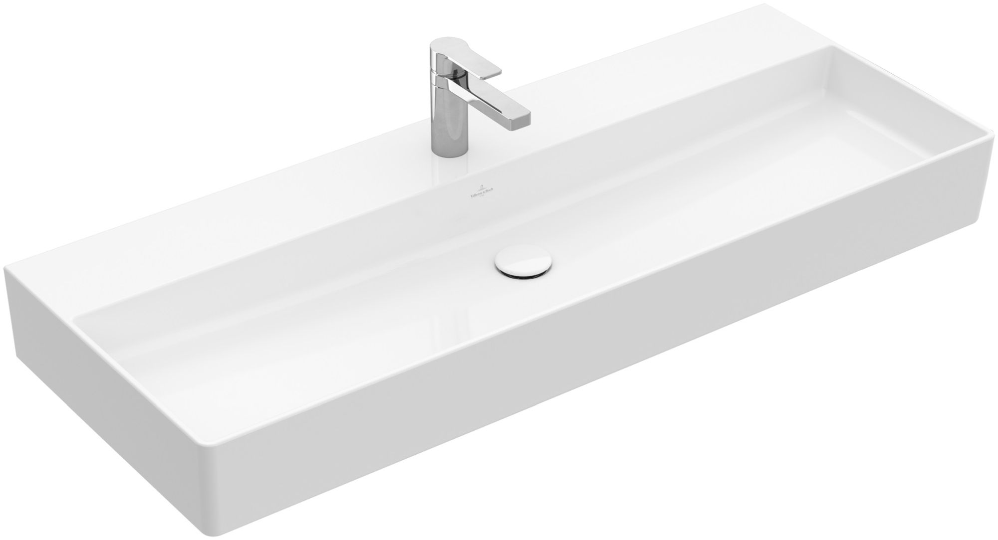 Villeroy & Boch Memento 2.0 lavabo 120x47 cm rectangular clásico-para mueble blanco 4A22CH01