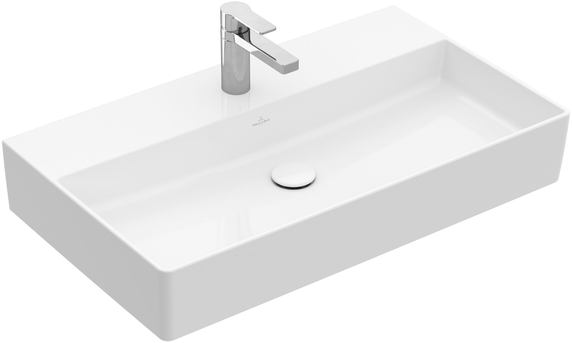 Villeroy & Boch Memento 2.0 lavabo 80x47 cm rectangular clásico-para mueble blanco 4A228G01