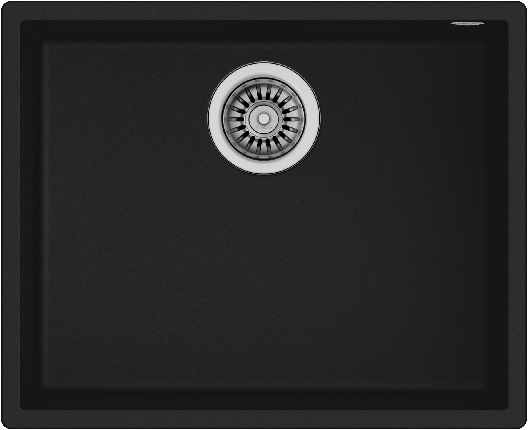 Teka Square fregadero tegranit 54x44 cm negro 115230020
