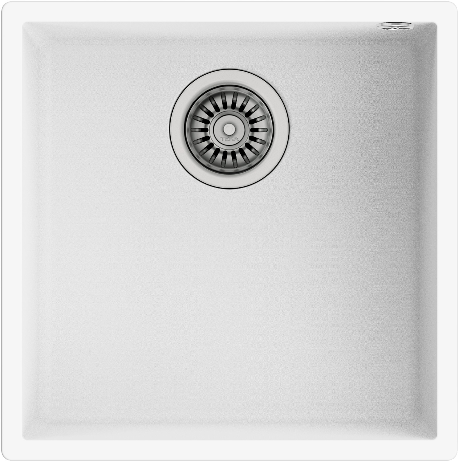 Teka Square fregadero tegranit 44x44 cm blanco 115230029