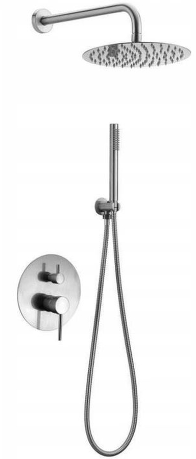 Rea conjunto de ducha empotrado cromo REA-P8007