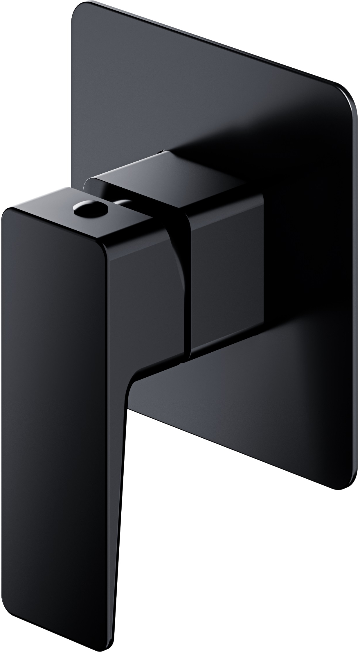 Omnires Parma grifo para ducha empotrado negro PM7445BL