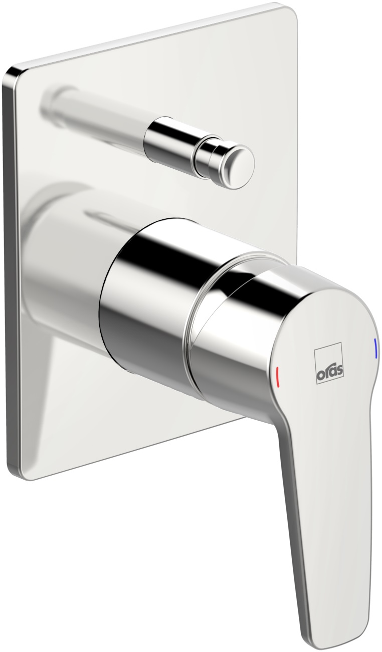 Oras Saga grifo de bañera y ducha empotrado cromo 3986