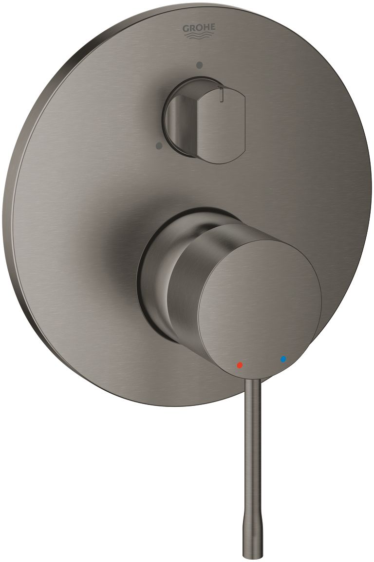Grohe Essence grifo de bañera y ducha empotrado Brushed Hard Graphite 24092AL1