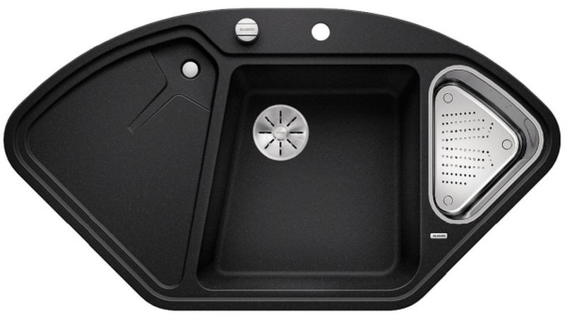 Blanco Delta II fregadero de granito 105.7x57.5 cm antracita 523656