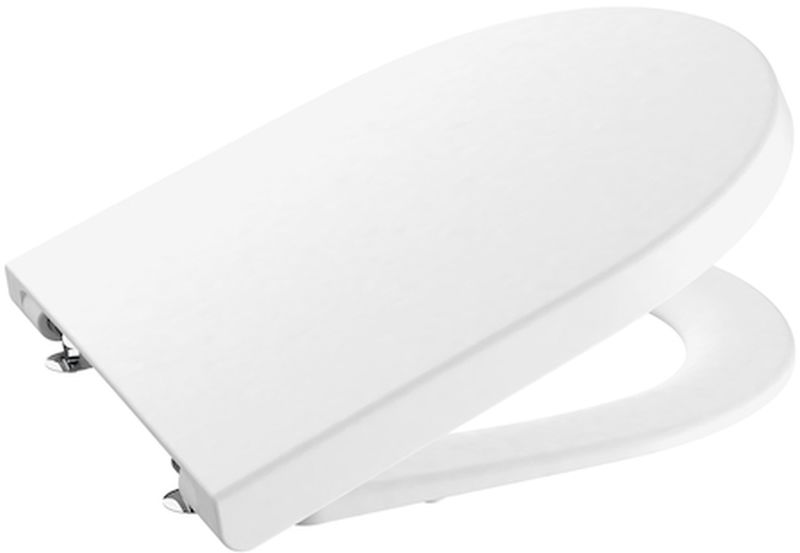 Roca Gap Round tapa de inodoro de cierre suave blanco A801D12001