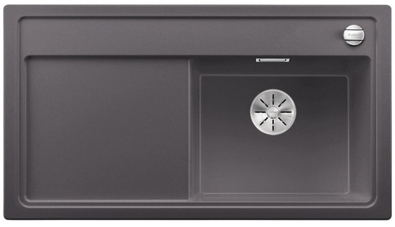 Blanco Zenar 5 S fregadero de granito 91.5x51 cm gris/grafito/ónix 523935
