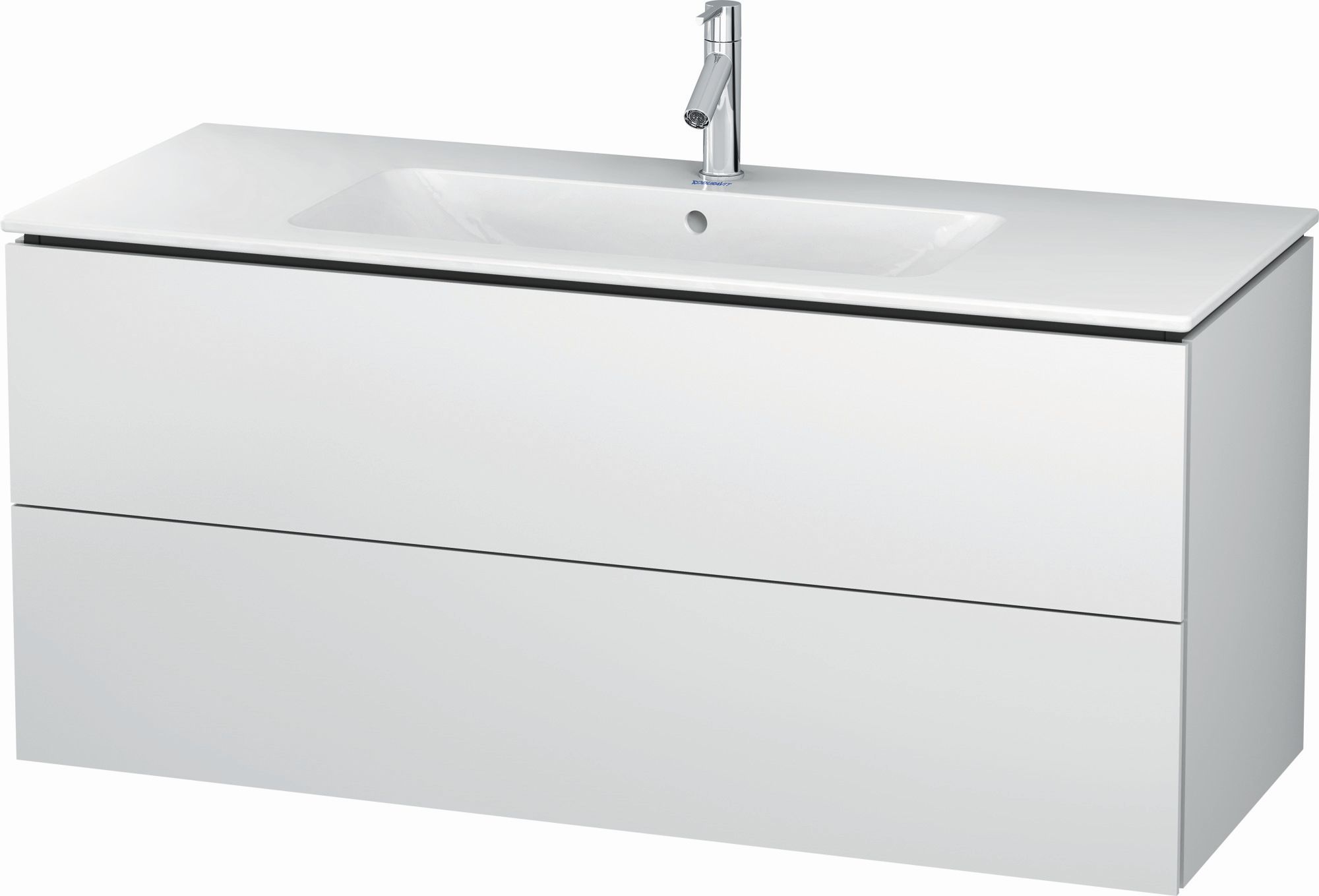 Duravit L-Cube armario 122x48.1x55 cm suspendido, para lavabo blanco LC624301818