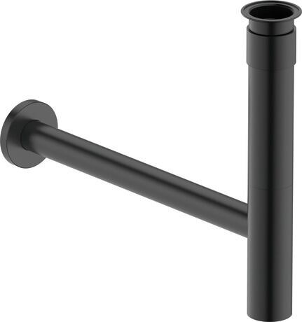 Duravit sifón de lavabo tubular negro 0050364600