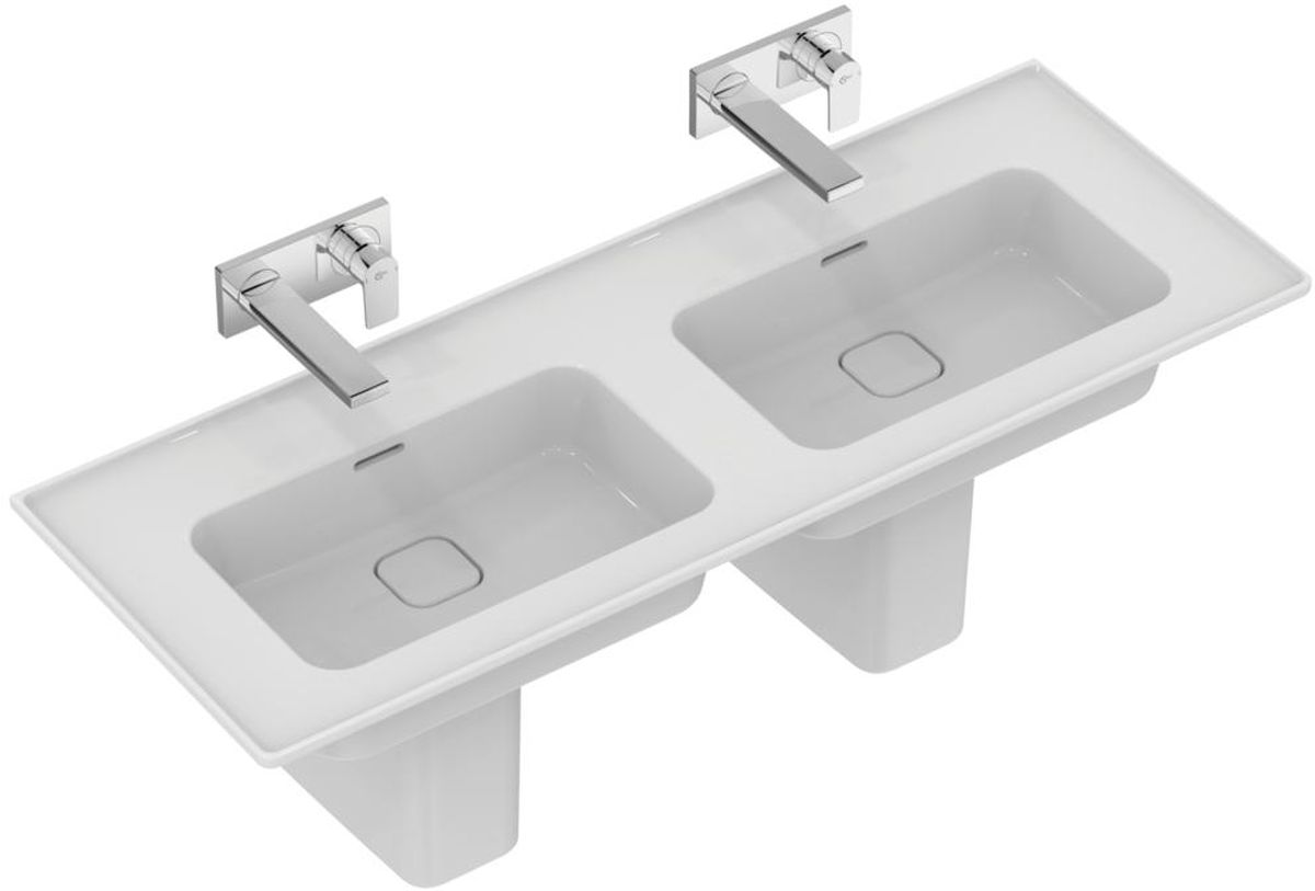 Ideal Standard Strada II lavabo 124x46 cm rectangular clásico-para mueble-doble blanco T363601