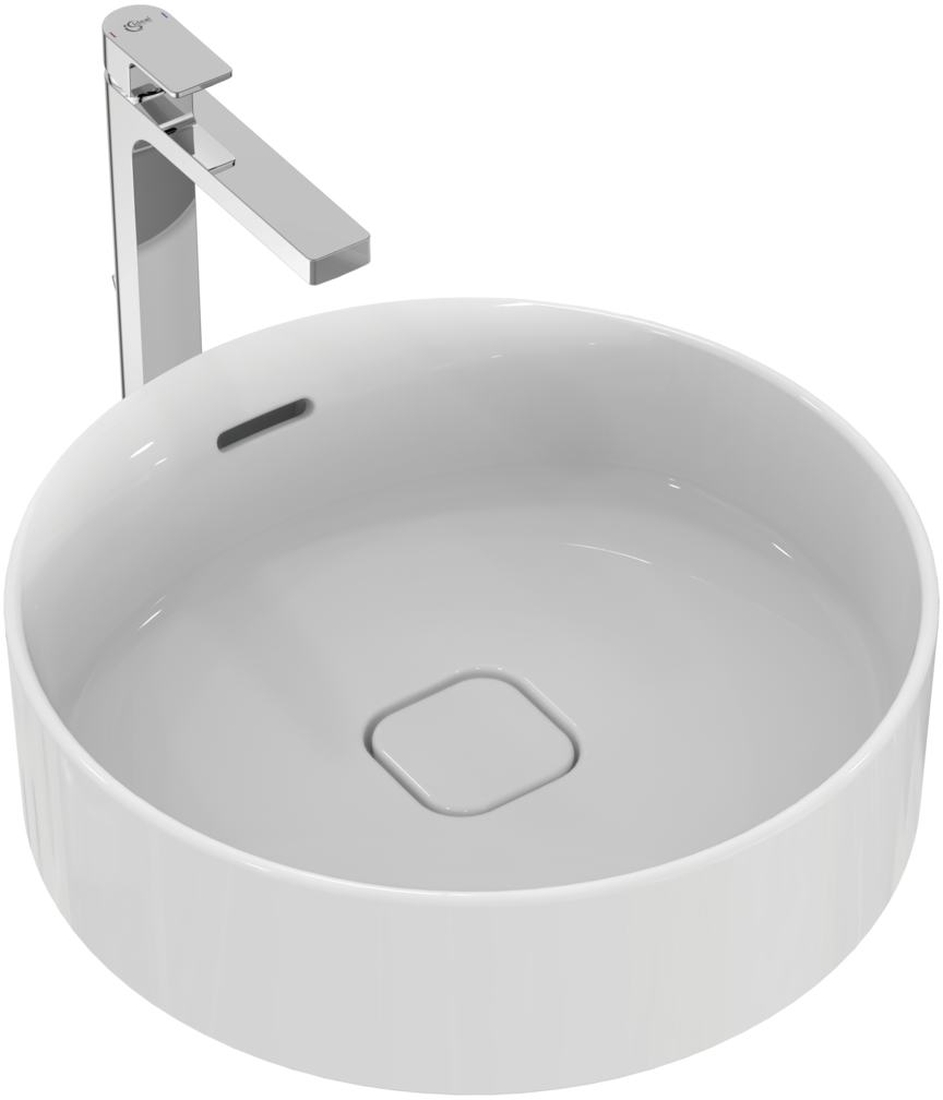Ideal Standard Strada II lavabo 45x45 cm circular sobre encimera blanco T296101
