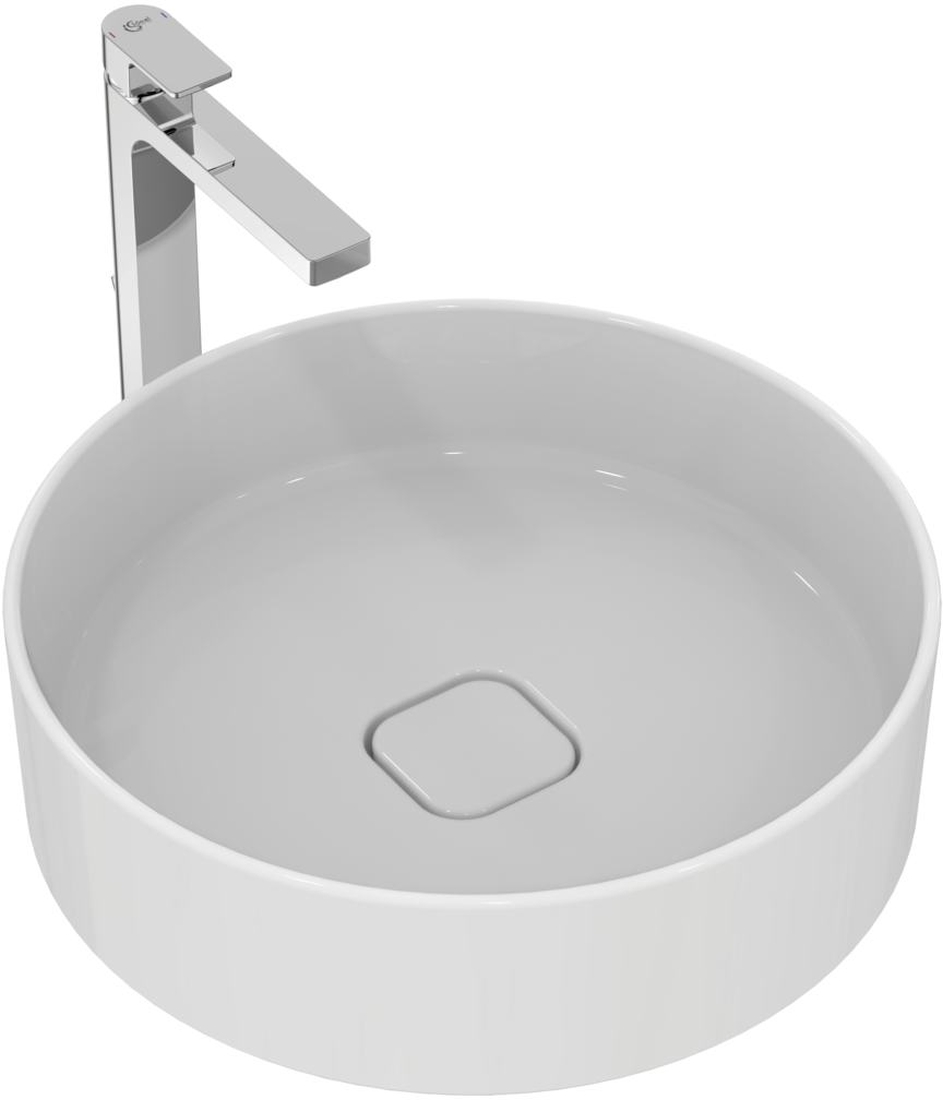 Ideal Standard Strada II lavabo 45x45 cm circular sobre encimera blanco T295901