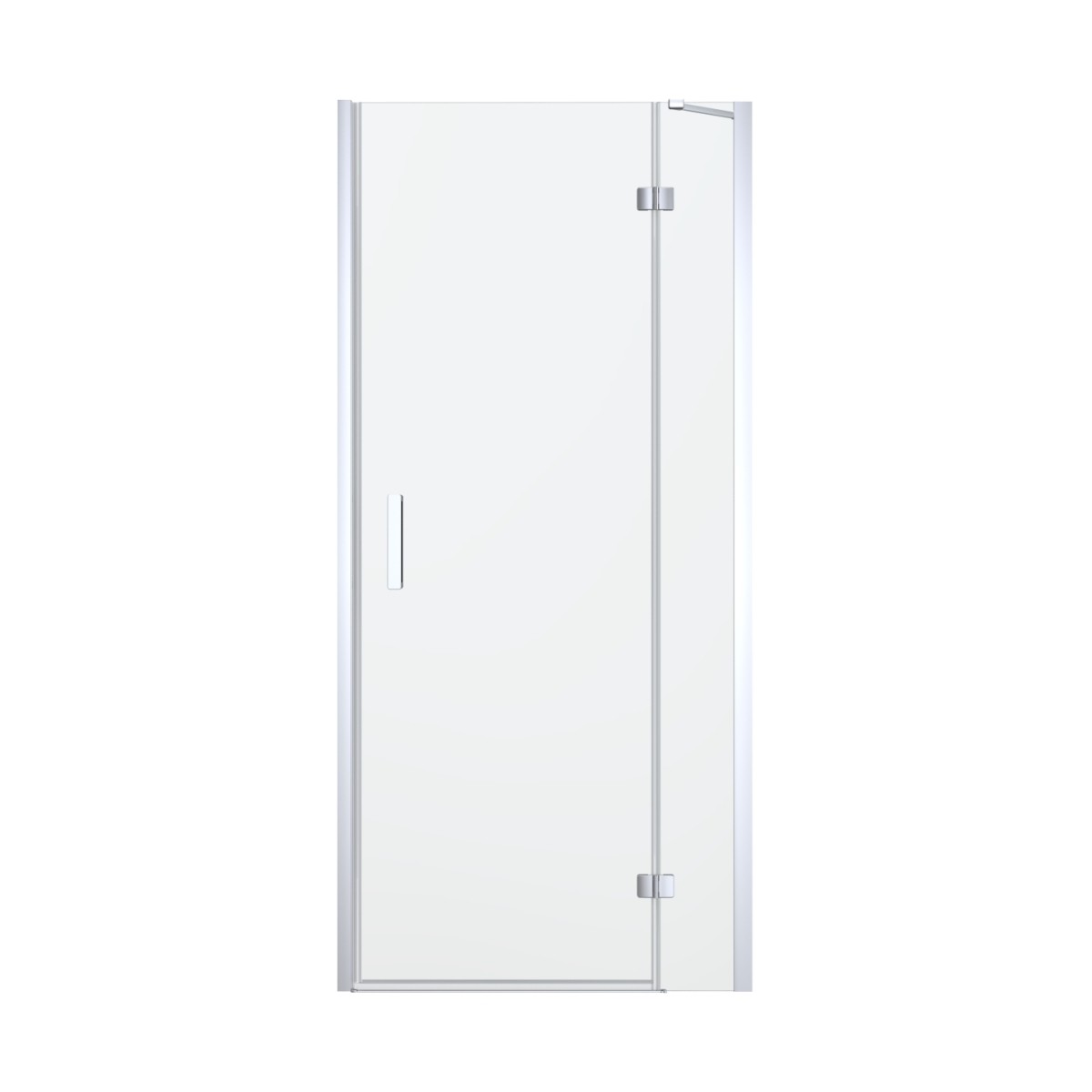 Oltens Disa puerta de ducha 100 cm oscilante cromo brillante/vidrio transparente 21205100