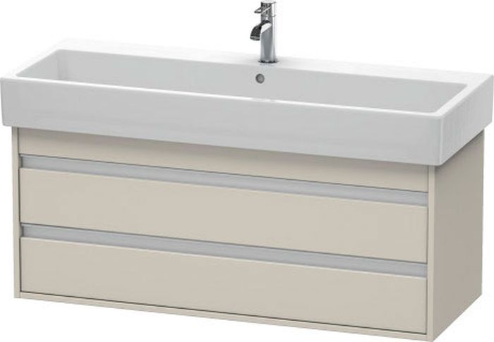 Duravit Ketho armario 115x44x48 cm suspendido, para lavabo gris-beige KT663909191
