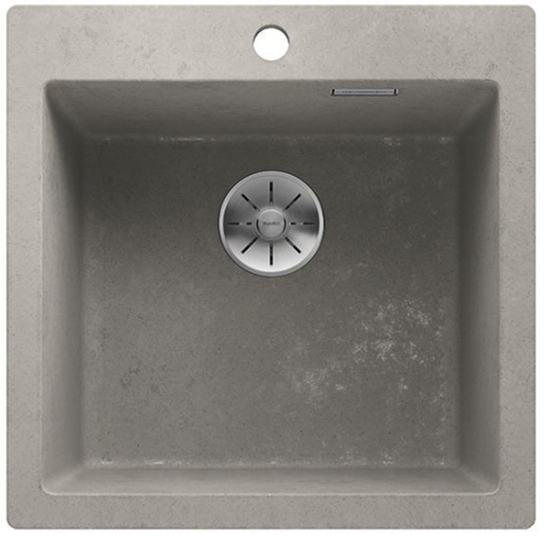 Blanco Pleon 5 fregadero de granito 51.5x51 cm gris/grafito/ónix 525304